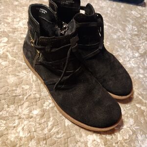 Black Suede BORN Boots